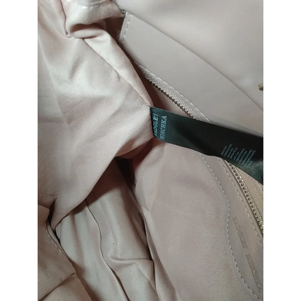 Badgley Mischka BMH-108 Blush Pink Quilted Chain Strap Bag Tote NWT MSRP $129